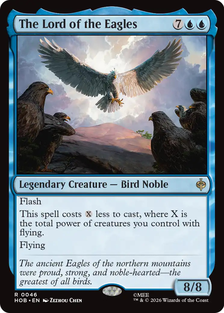 THE LORD OF THE EAGLES x1 mtg NM-M The Hobbit 1 Rare THE LORD OF THE EAGLES x1 mtg NM-M The Hobbit 1 Rare