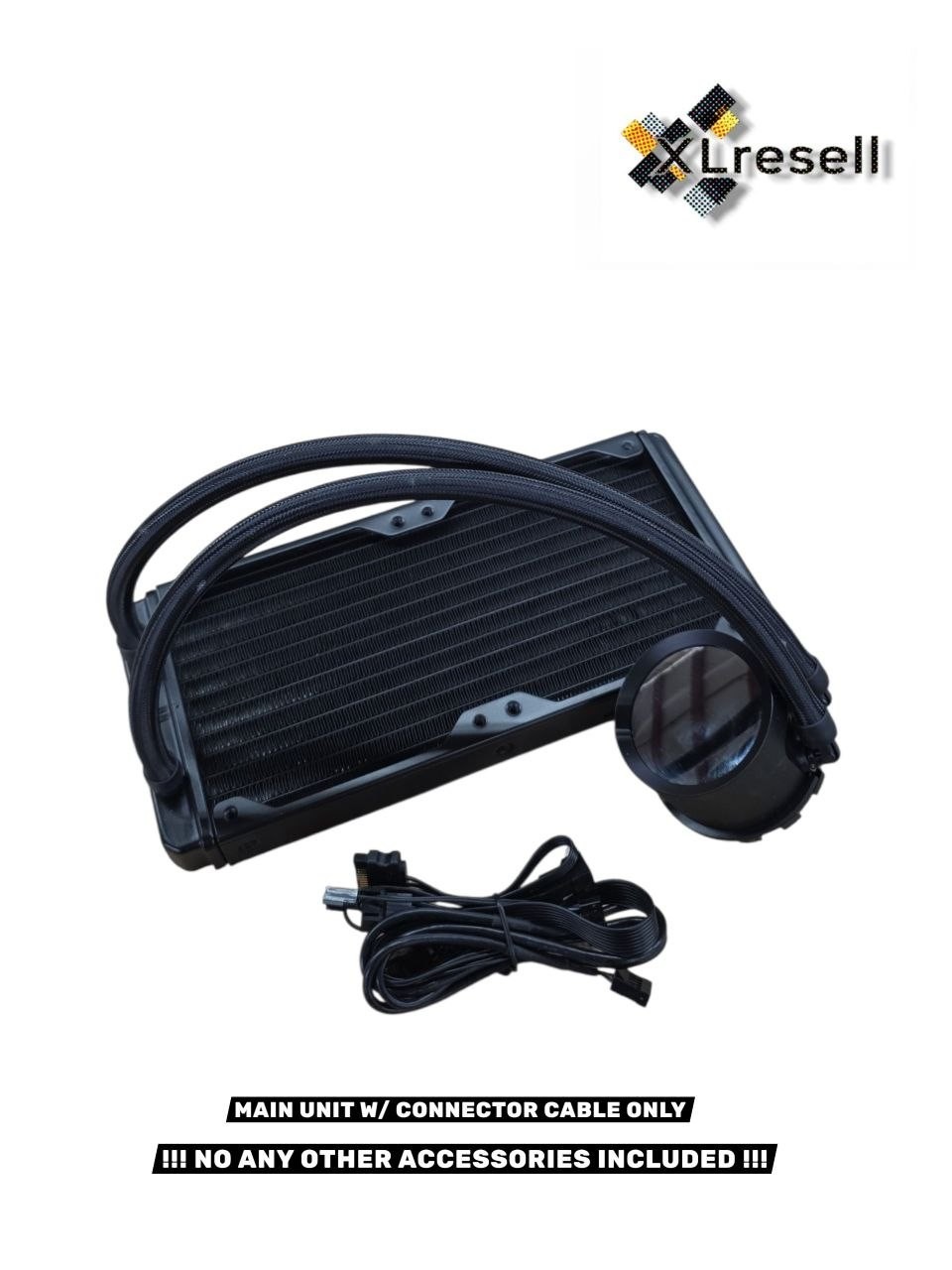 NZXT Kraken 240 2x120mm AiO Liquid CPU Cooler - Matte Black - Used NZXT Kraken 240 2x120mm AiO Liquid CPU Cooler - Matte Black - Used