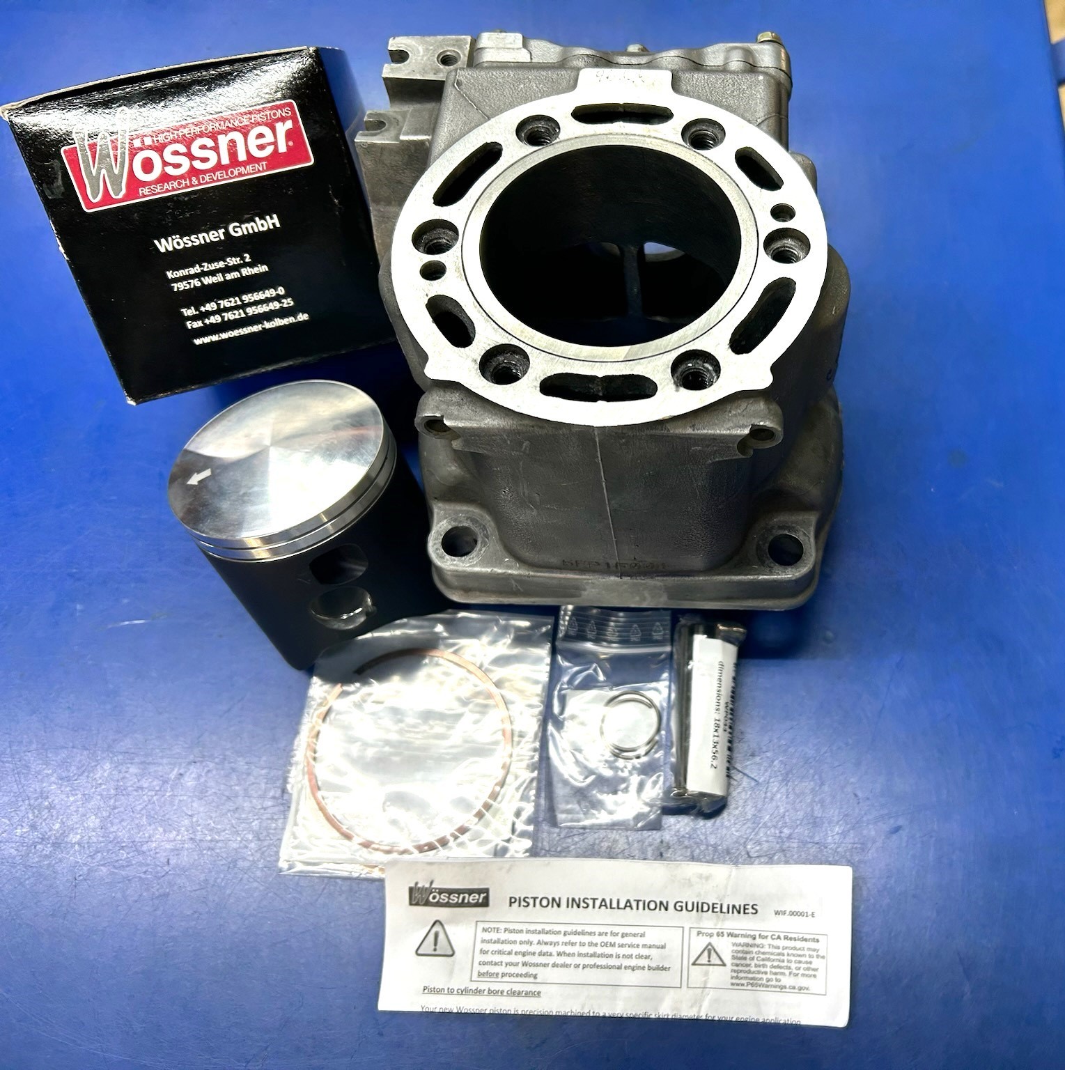 Honda CR250 Cylinder Engine NEW Piston Bore Top End Engine Kit CR 250R Jug 250cc