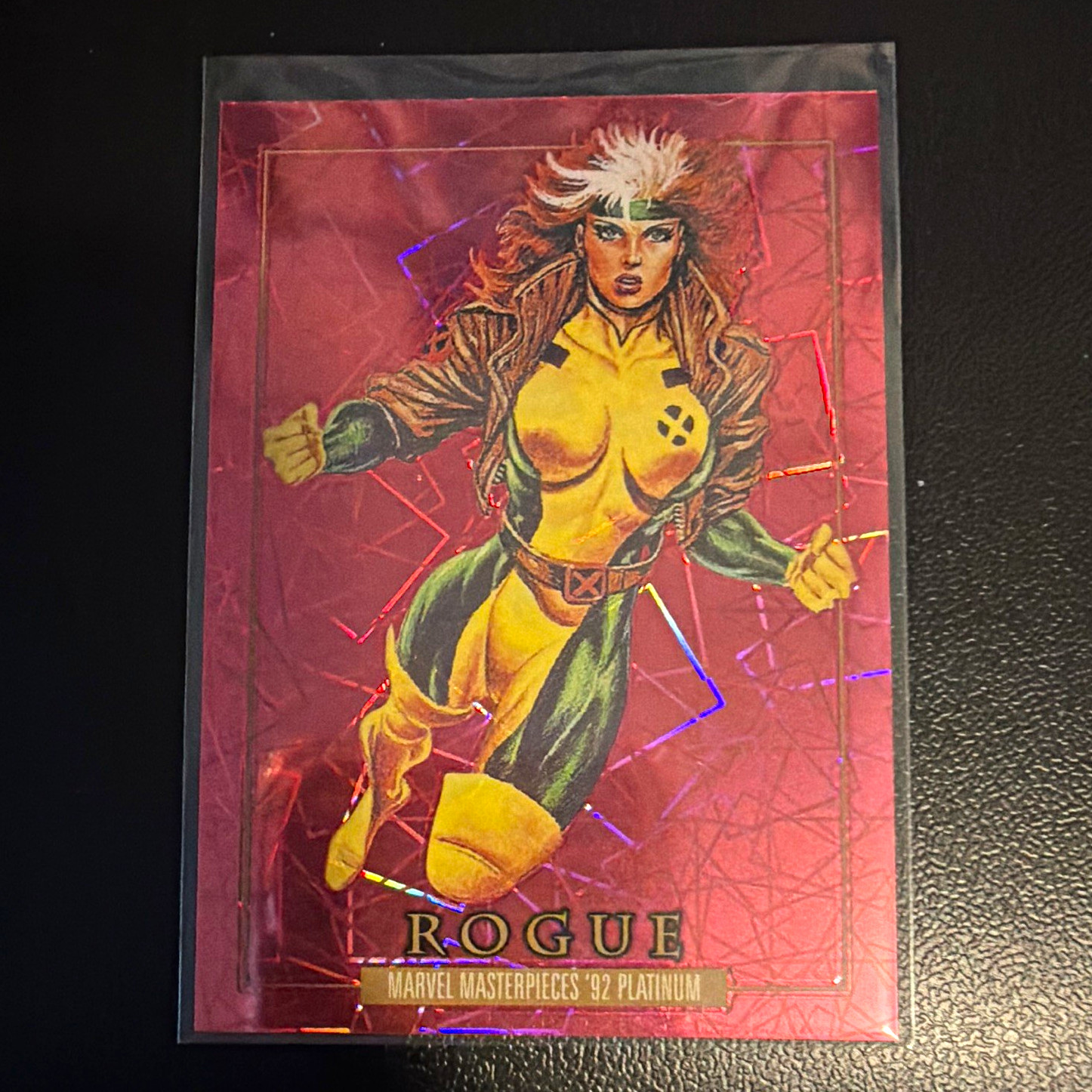 SkyBox 1992 Marvel Masterpieces '92 Platinum Rogue #79 Pink Lasers /992 SkyBox 1992 Marvel Masterpieces '92 Platinum Rogue #79 Pink Lasers /992