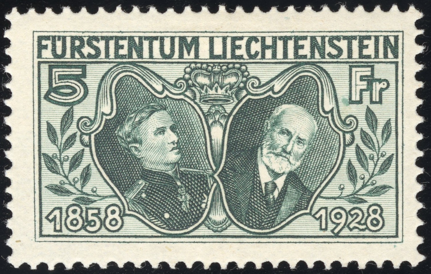 Liechtenstein Stamps # 89 MLH XF Scott Value $90.00 Liechtenstein Stamps # 89 MLH XF Scott Value $90.00
