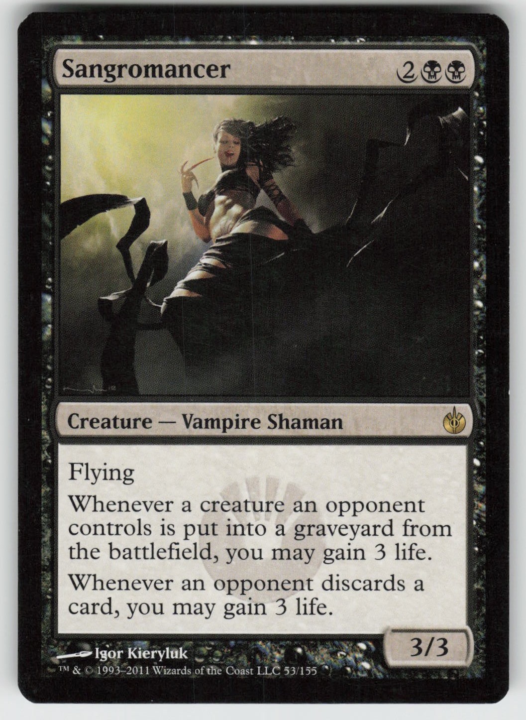 MP-01 Played Sangromancer 53 Mirrodin Besieged R MP-01 Played Sangromancer 53 Mirrodin Besieged R