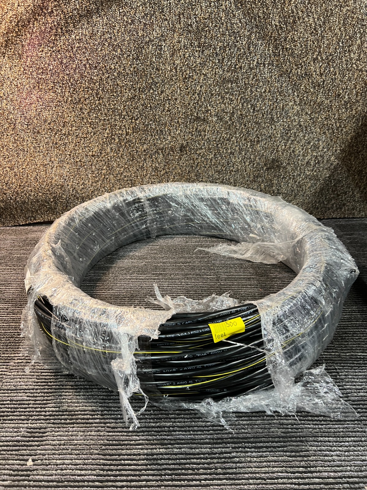 Distributor Wire & Cable 2 AWG 100 ft. Dyke Aluminum URD Direct Burial Cable