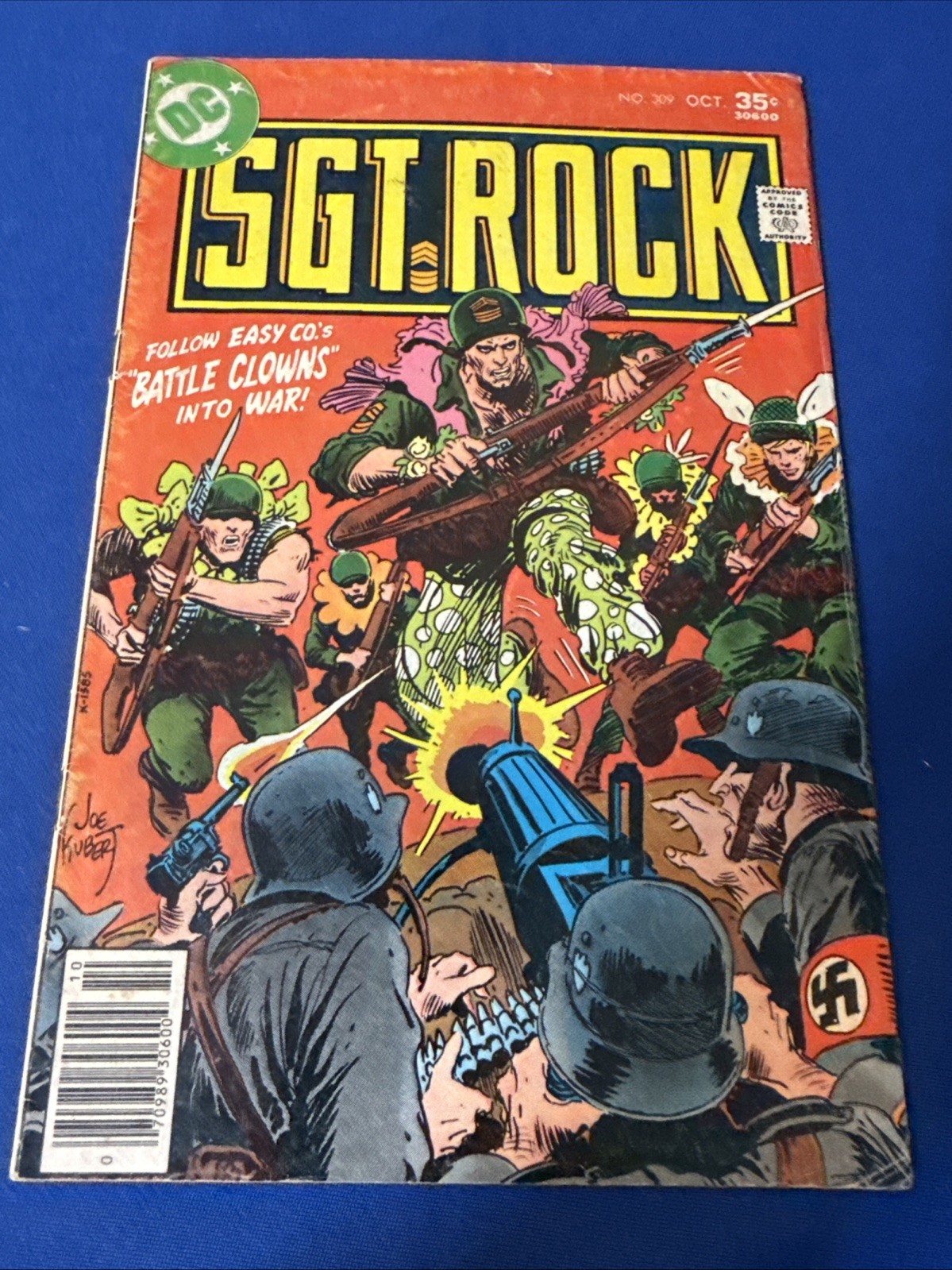 Sgt. Rock #309 (DC Comics October 1977) Joe Kubert, VG/F