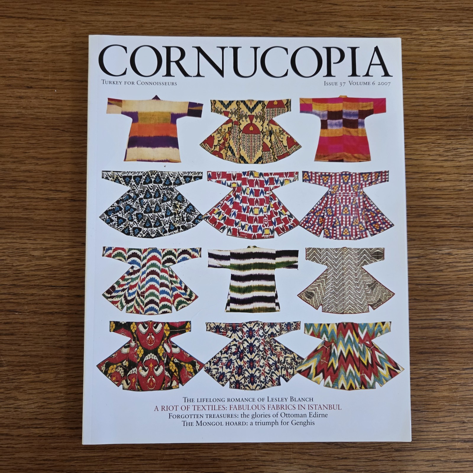Rare Cornucopia Magazine Turkish Arts & Culture Issues 37 Vol 6 2007