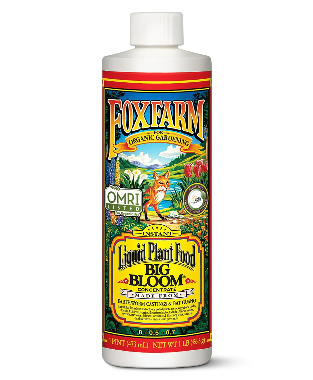 Fox Farm Big Bloom Liquid Plant Food  Organic Bloom Fertilizer for Flowering ...