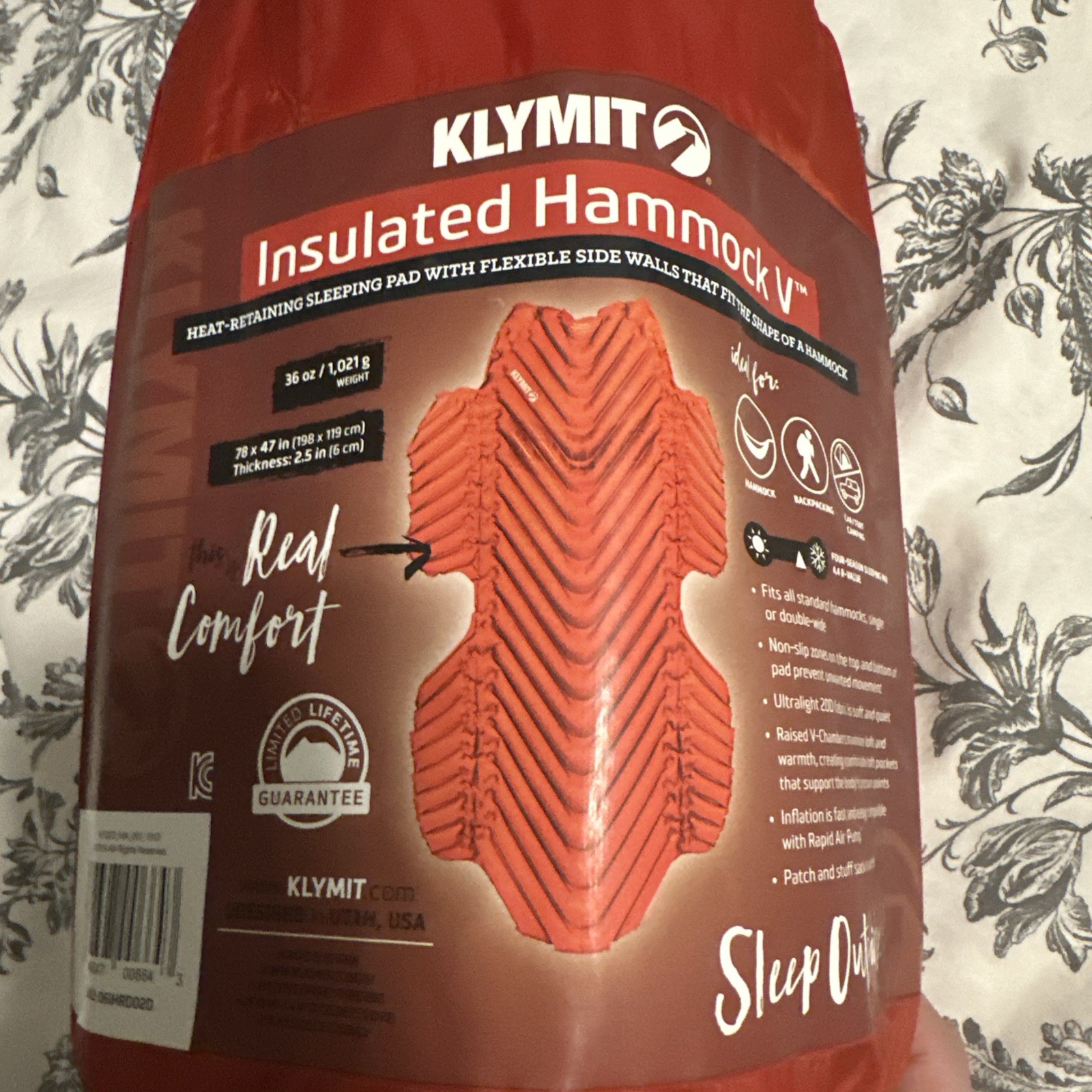 Insulated Hammock Pad, Klymit Insulated Hammock V Insulated Hammock Pad, Klymit Insulated Hammock V