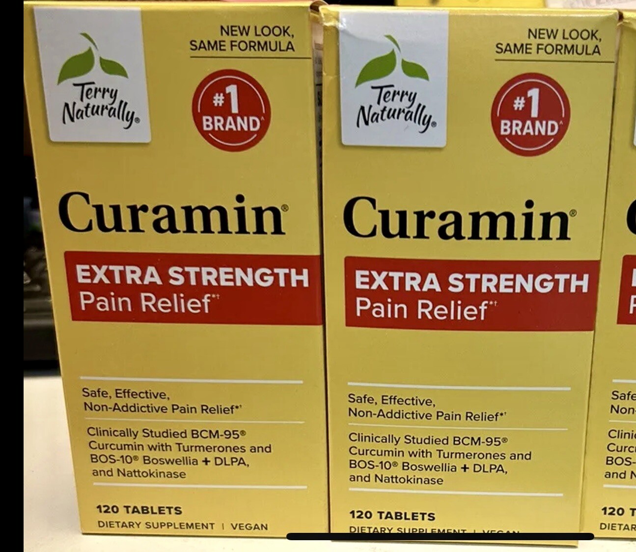 Curamin Extra Strength - 2 x 120 Tabs - $67.49 Each Curamin Extra Strength - 2 x 120 Tabs - $67.49 Each