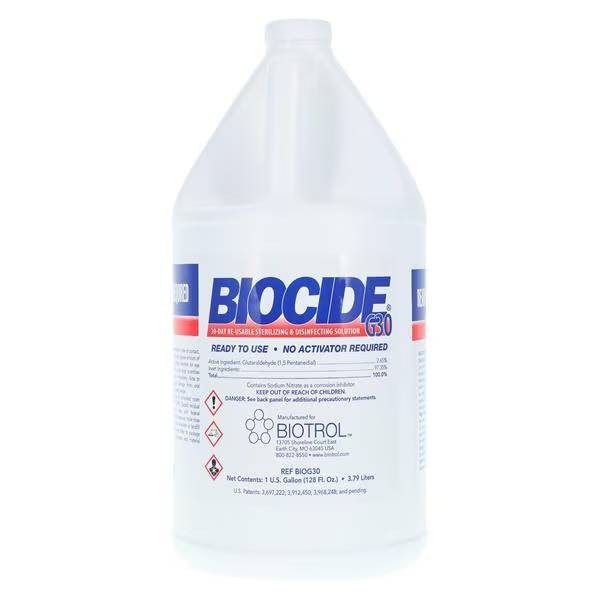 Biotrol BIOG30CS Biocide G30 2.65% Glutaraldehyde 1 Gallon EXP Oct 2026