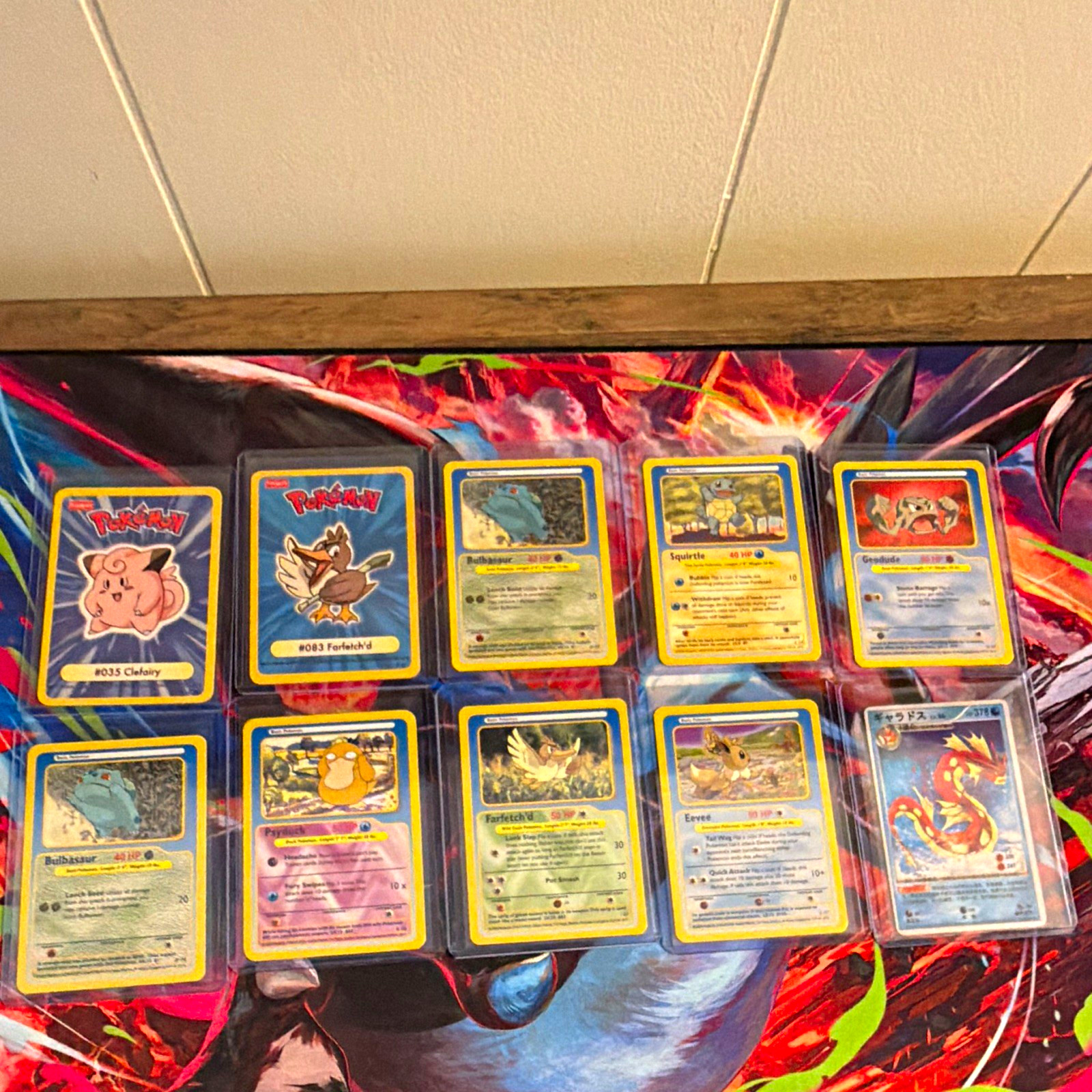 Pokemon TCG Funskool 2004 Bulbasaur Squirtle and Holos 10 Card lot