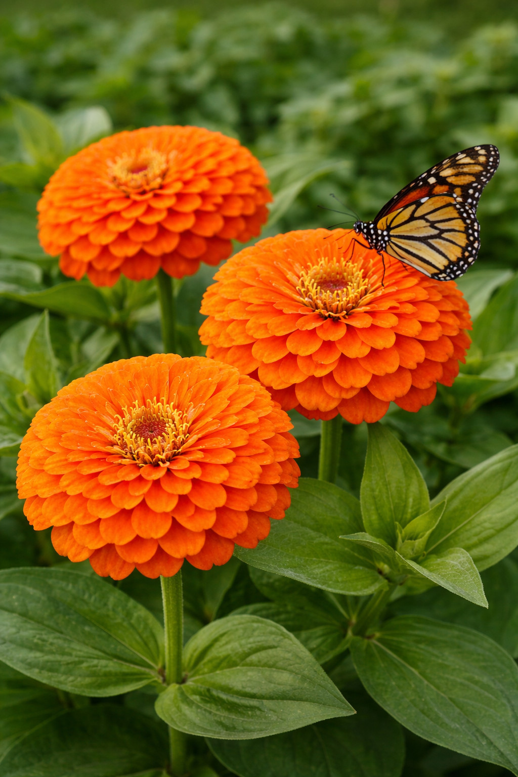 Orange King Zinnia Seeds Giant 5\