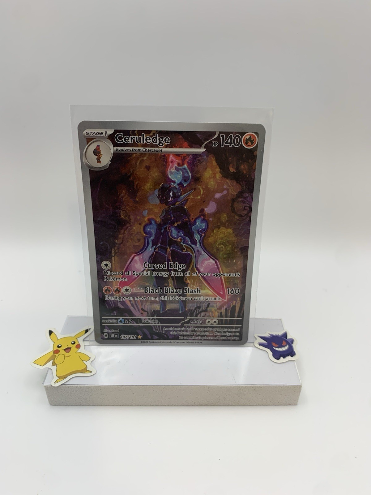Ceruledge 197/191 Sv08: Surging Sparks Illustration Rare NM/Mint Holo Pokemon