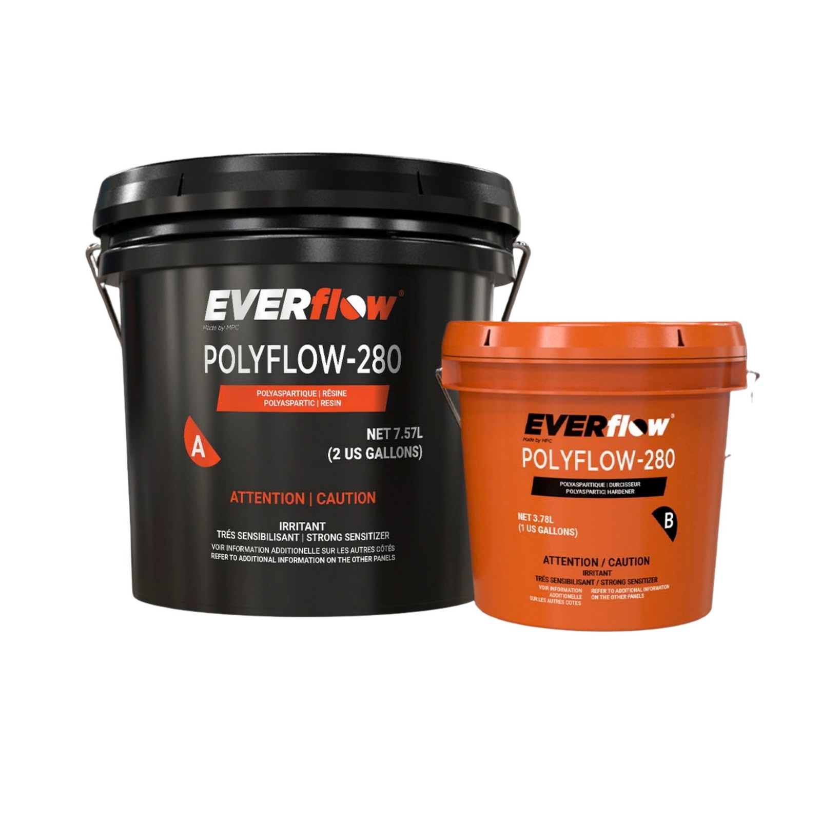 Everflow EF-280 | Polyaspartic Coating Kit (3gal) | (MPC-280)