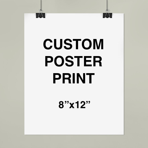 Custom Poster Printing - Personalized Poster, Family Photo, Wedding, Movie