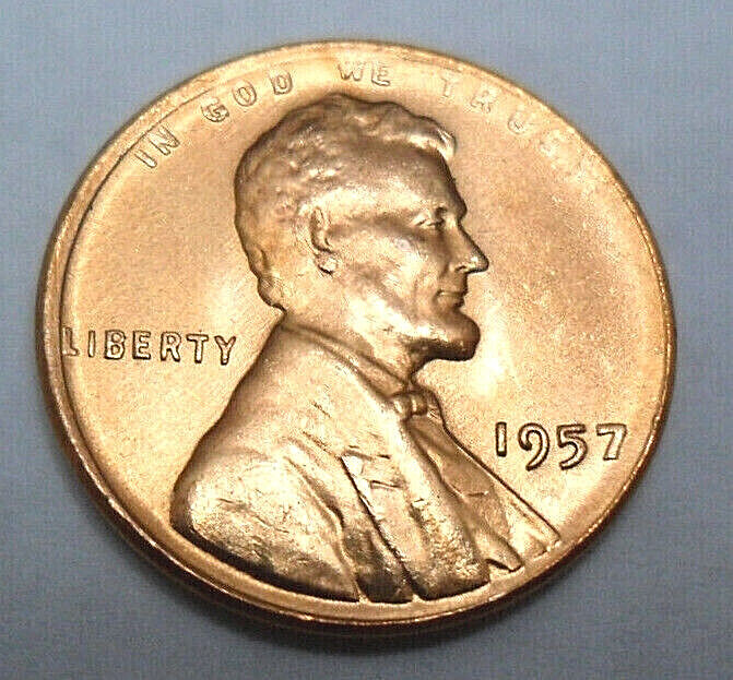1957 P Lincoln Wheat Cent / Penny AVE CIRCULATED **FREE SHIPPING** 1957 P Lincoln Wheat Cent / Penny AVE CIRCULATED **FREE SHIPPING**