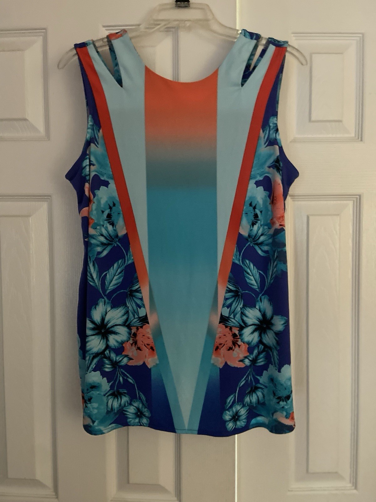 Worthington Womens Sleeveless Blouse Top L Worthington Womens Sleeveless Blouse Top L