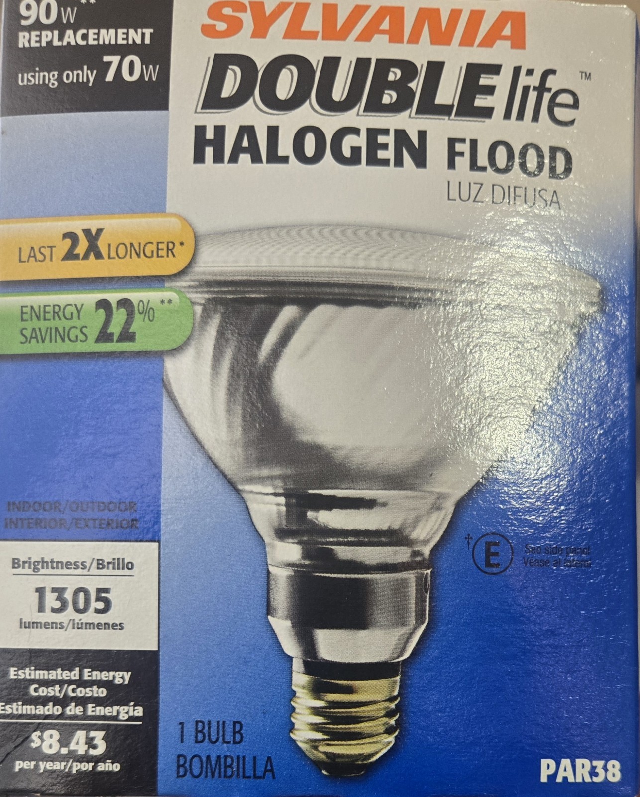 2 PACK - Sylvania 14578 Capsylite 90PAR/CAP/SPL/WSP12 - 90 Watt - Factory Sealed 2 PACK - Sylvania 14578 Capsylite 90PAR/CAP/SPL/WSP12 - 90 Watt - Factory Sealed