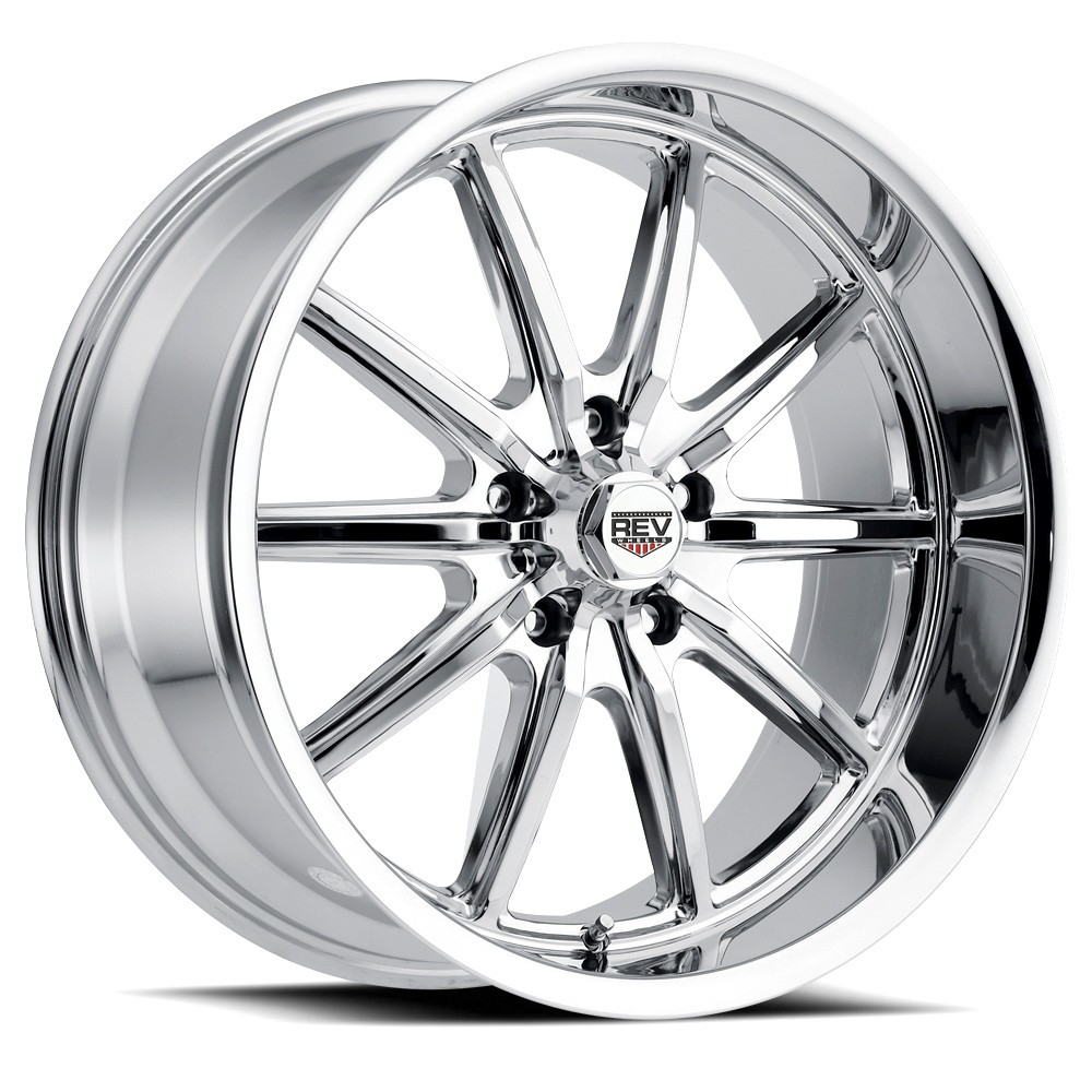 REV 110 Classic Rim 17X8 5X120.65 Offset 0 Chrome (Quantity of 1)