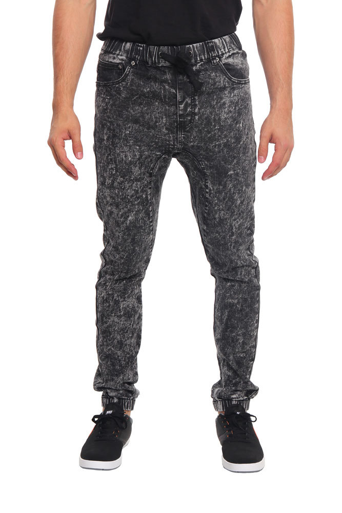 Victorious Men's Jogger Drop Crotch Denim Jogger Pants S~5XL JG803 -FREE SHIP Victorious Men's Jogger Drop Crotch Denim Jogger Pants S~5XL JG803 -FREE SHIP