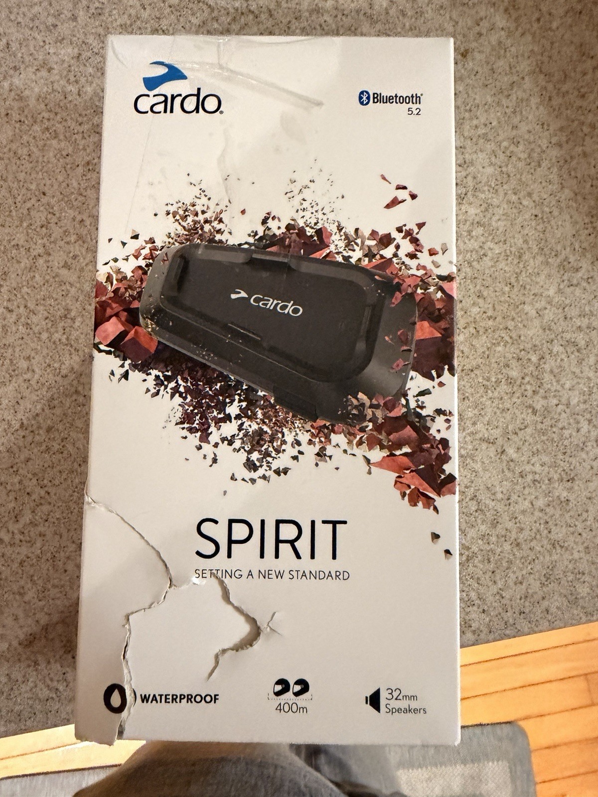Cardo Spirit Bluetooth Intercom Motorcycle System Cardo Spirit Bluetooth Intercom Motorcycle System