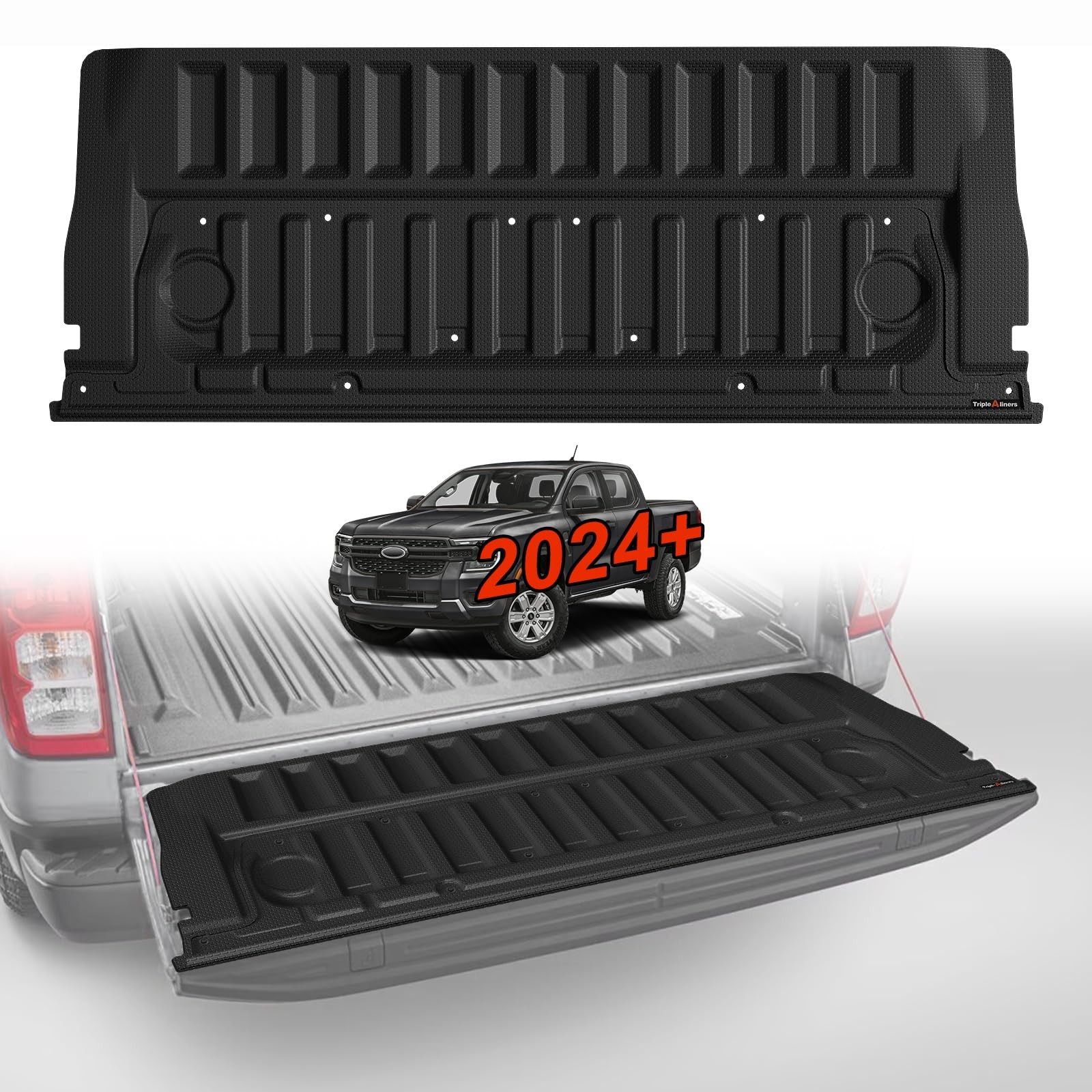 TripleAliners Truck Mat Compatible with 2024-2026 Ford Ranger Accessories, Ta...