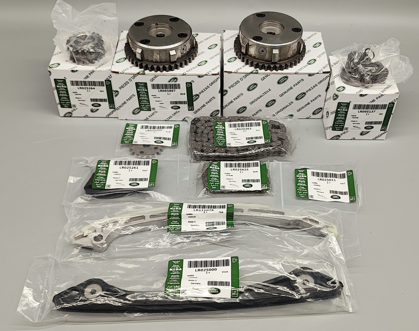 11 PCS PAIR OEM VVT Gear Timing Chain Kit For Land Rover Evoque Freelander 2.0L 11 PCS PAIR OEM VVT Gear Timing Chain Kit For Land Rover Evoque Freelander 2.0L