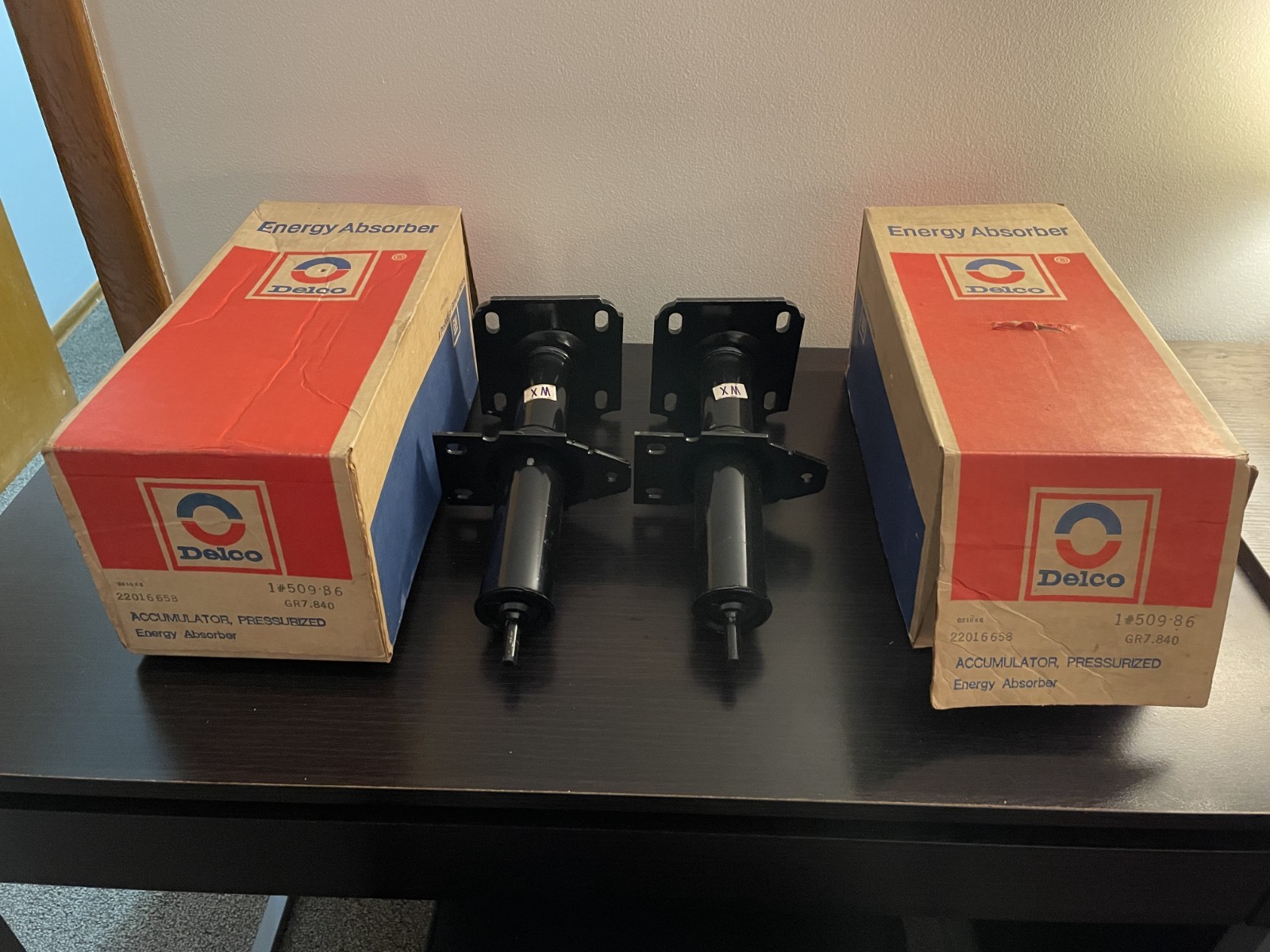 GM NOS 1980-1985 Skylark 1980-1984 Omega Front or Rear Bumper Energy Absorbers