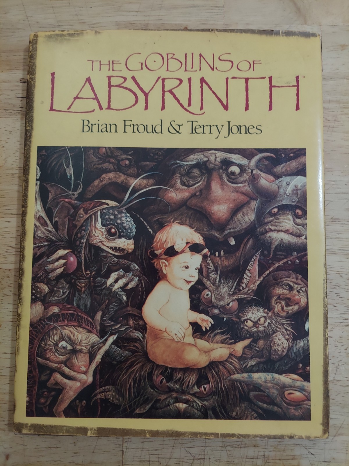 Vintage 1986 Book The Goblins of Labyrinth By Brian Froud Hardcover Book Vintage 1986 Book The Goblins of Labyrinth By Brian Froud Hardcover Book