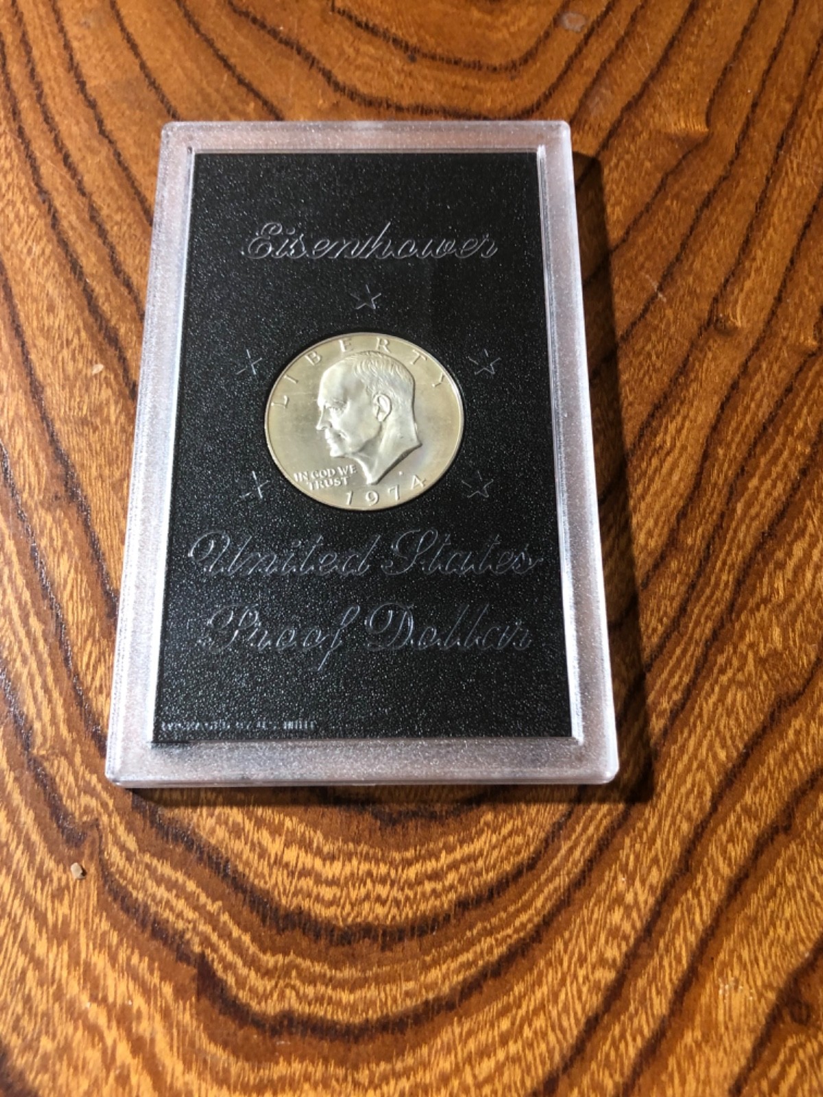 1974-S Eisenhower PROOF SILVER DOLLAR IN U.S. MINT CASE