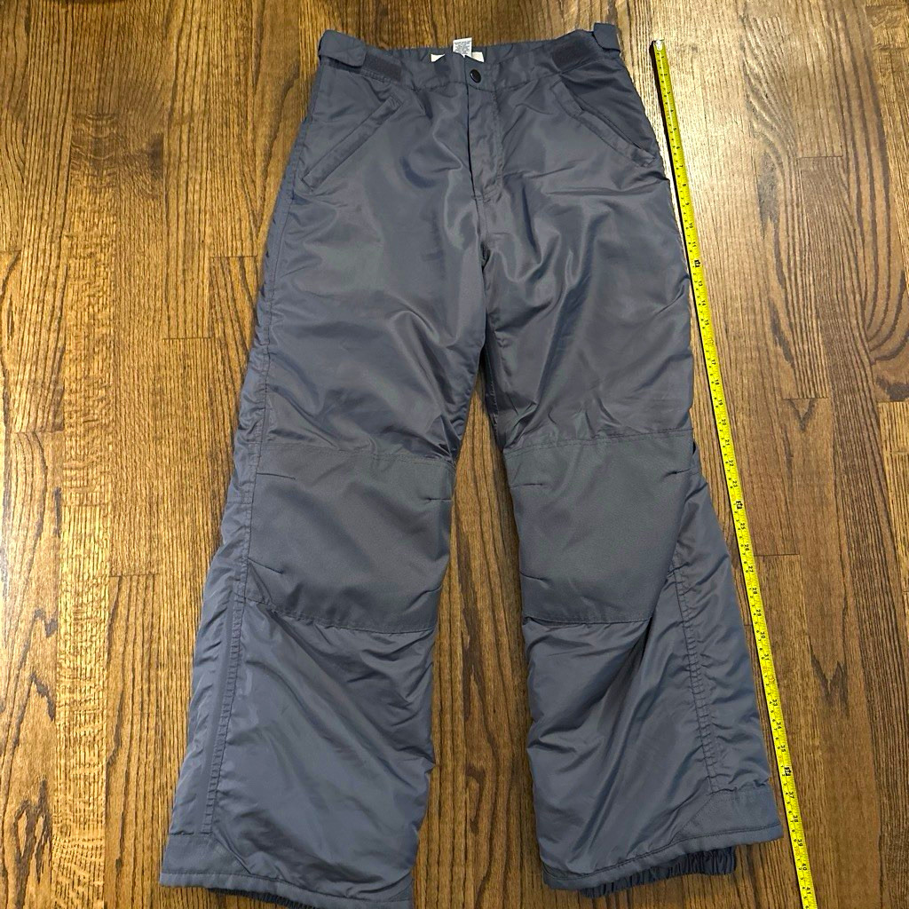 Cherokee Insulated Lined Snow Pants Gray Kids XXL (16/18) 24\