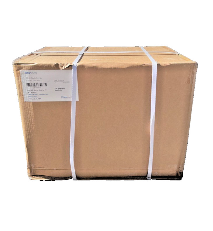 Fisherbrand 14955461 60mL Luer Lock Syringes Full Case 400, Sealed, New