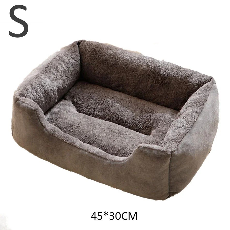 Pet Dog Cat Bed Calming Sleeping Kennel Puppy Super Soft Mat Pad Warm Nest