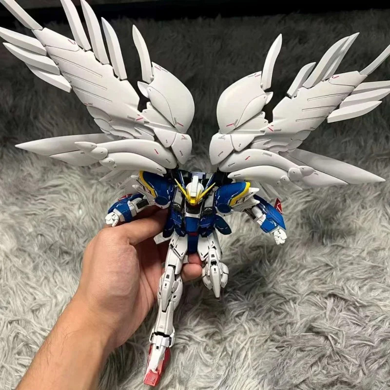 Bandai HG 1/144 Wing Gundam Zero XXXG-00W0 Model Kit Anime Action Figure Toy Bandai HG 1/144 Wing Gundam Zero XXXG-00W0 Model Kit Anime Action Figure Toy