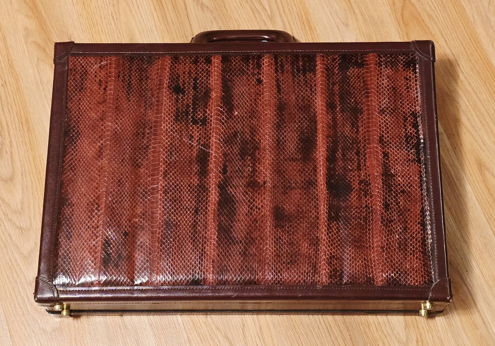 Vintage Franzen Gallery Snake Or Alligator Skin Briefcase West Germany Vintage Franzen Gallery Snake Or Alligator Skin Briefcase West Germany