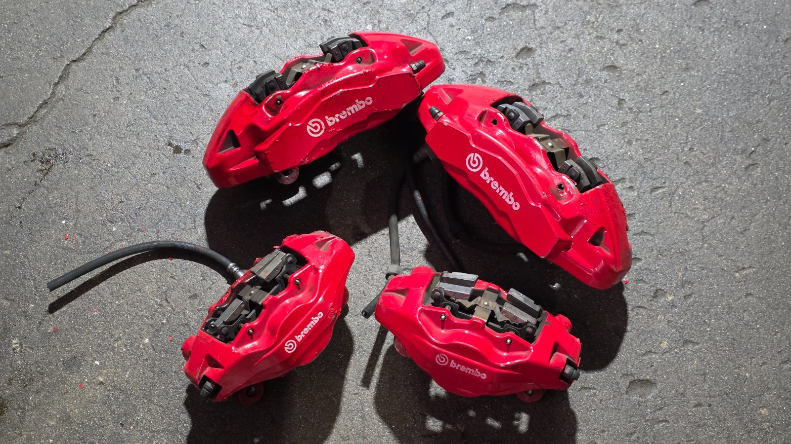 2010-2016 Hyundai Genesis Coupe Brembo Brake Calipers Set front & Rear OEM