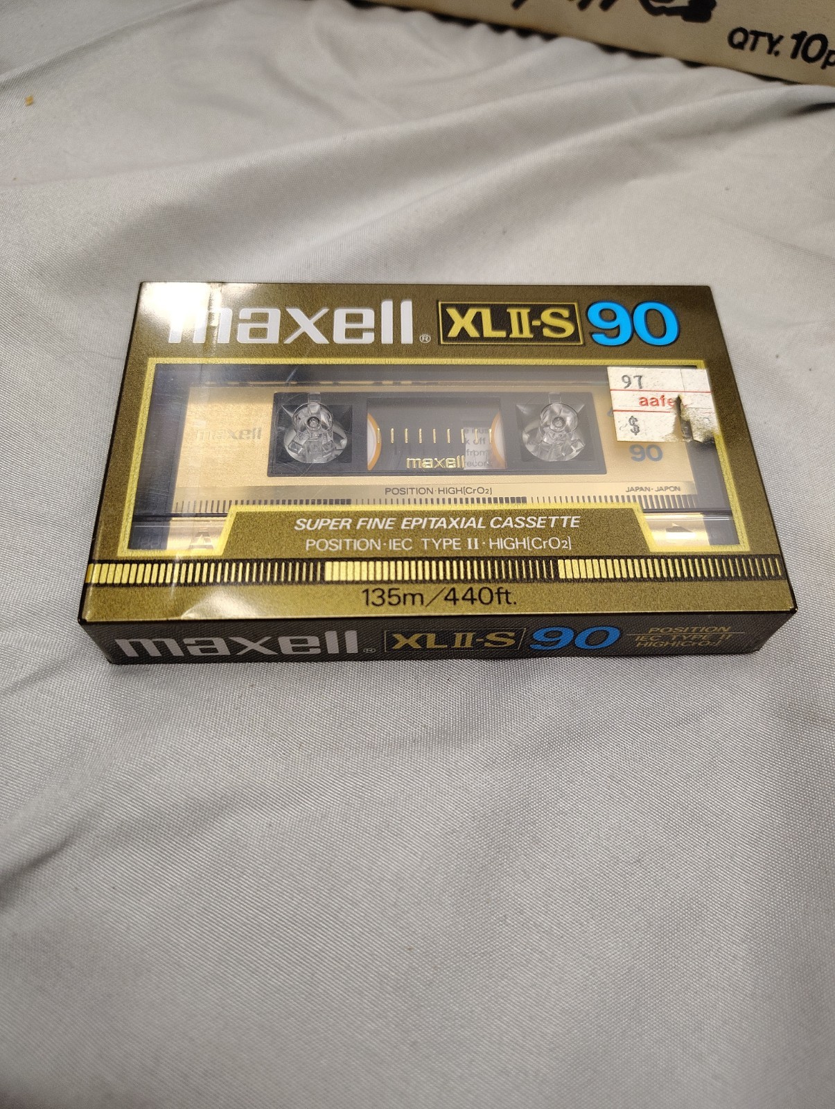 Maxell XLII-S 90 Tape type II super fine epitaxial Japan sealed Maxell XLII-S 90 Tape type II super fine epitaxial Japan sealed