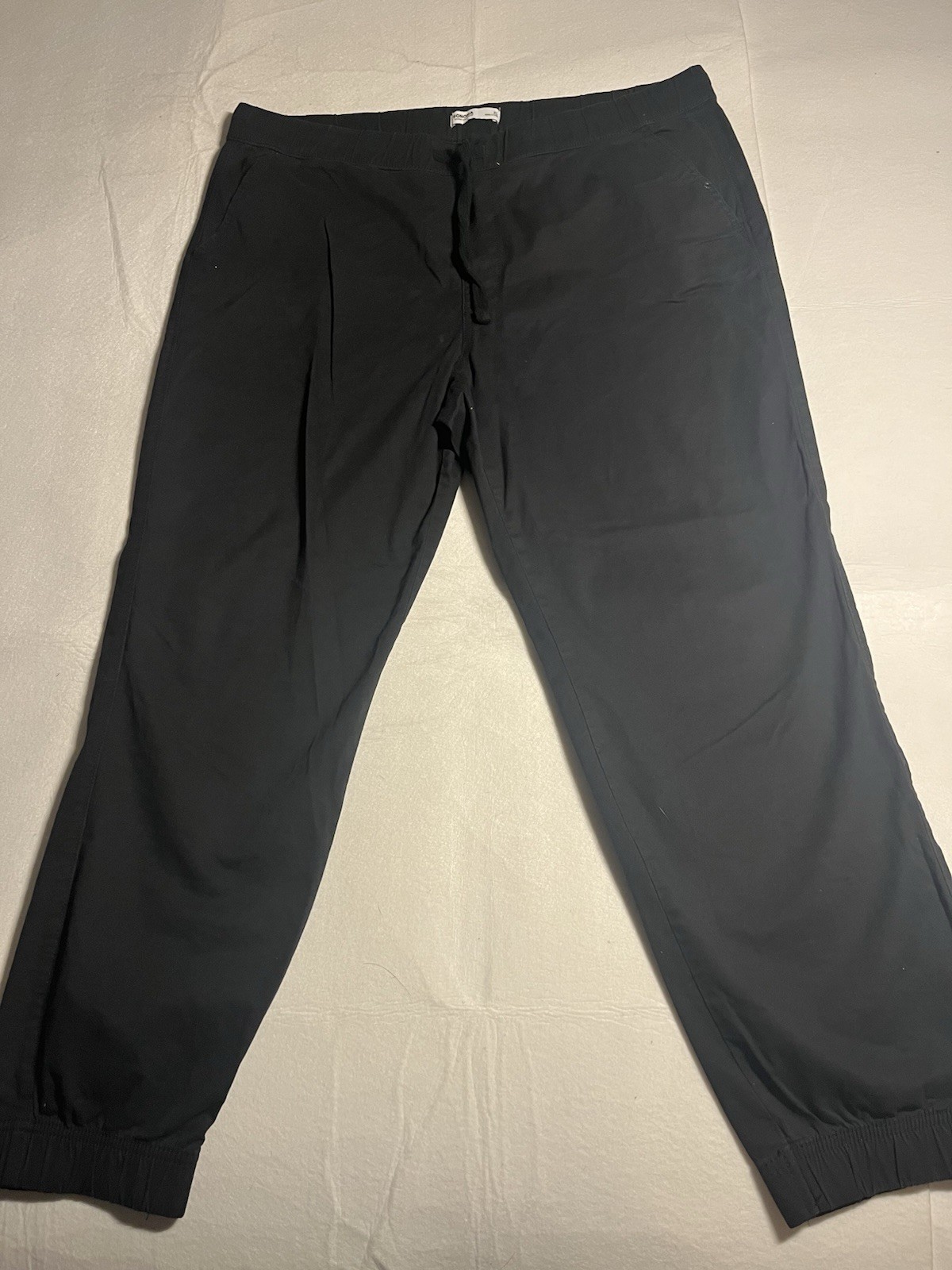 Sonoma Goods For Life Men’s XL Black Pull On Jogger Pants Drawstring Stretch