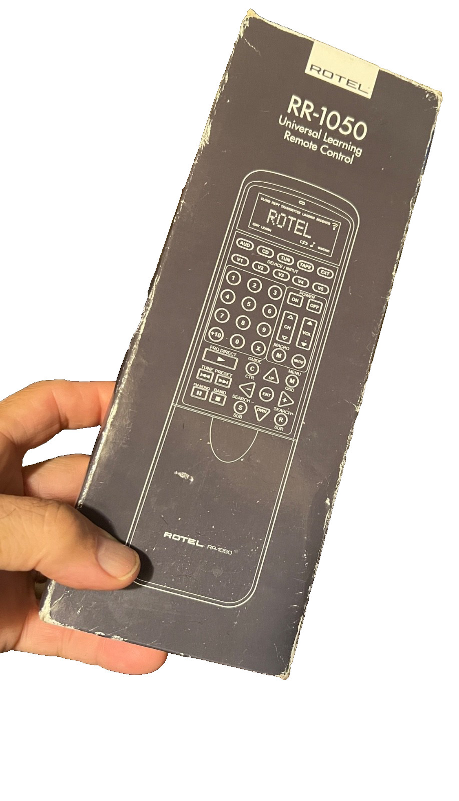 Genuine Rotel RR-1050 Learning Remote Control-RSP-1066/1068/1069-RSX1067-OpenBox