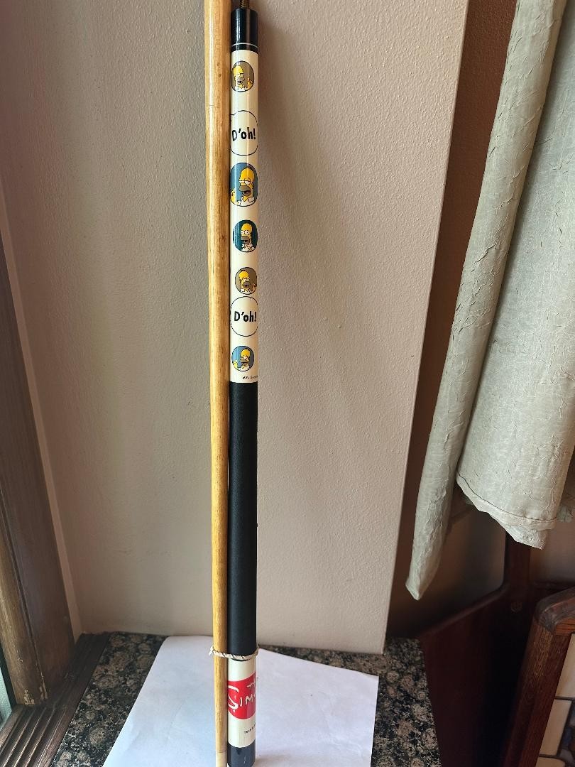 2003 The Simpsons Homer Simpson D\'oh Two-Piece Billiard Cue Stick 57\ 2003 The Simpsons Homer Simpson D\'oh Two-Piece Billiard Cue Stick 57\