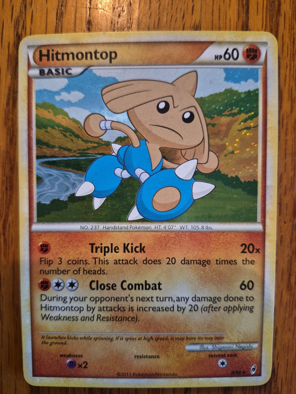 Hitmontop 8/95 Call of Legends Holo