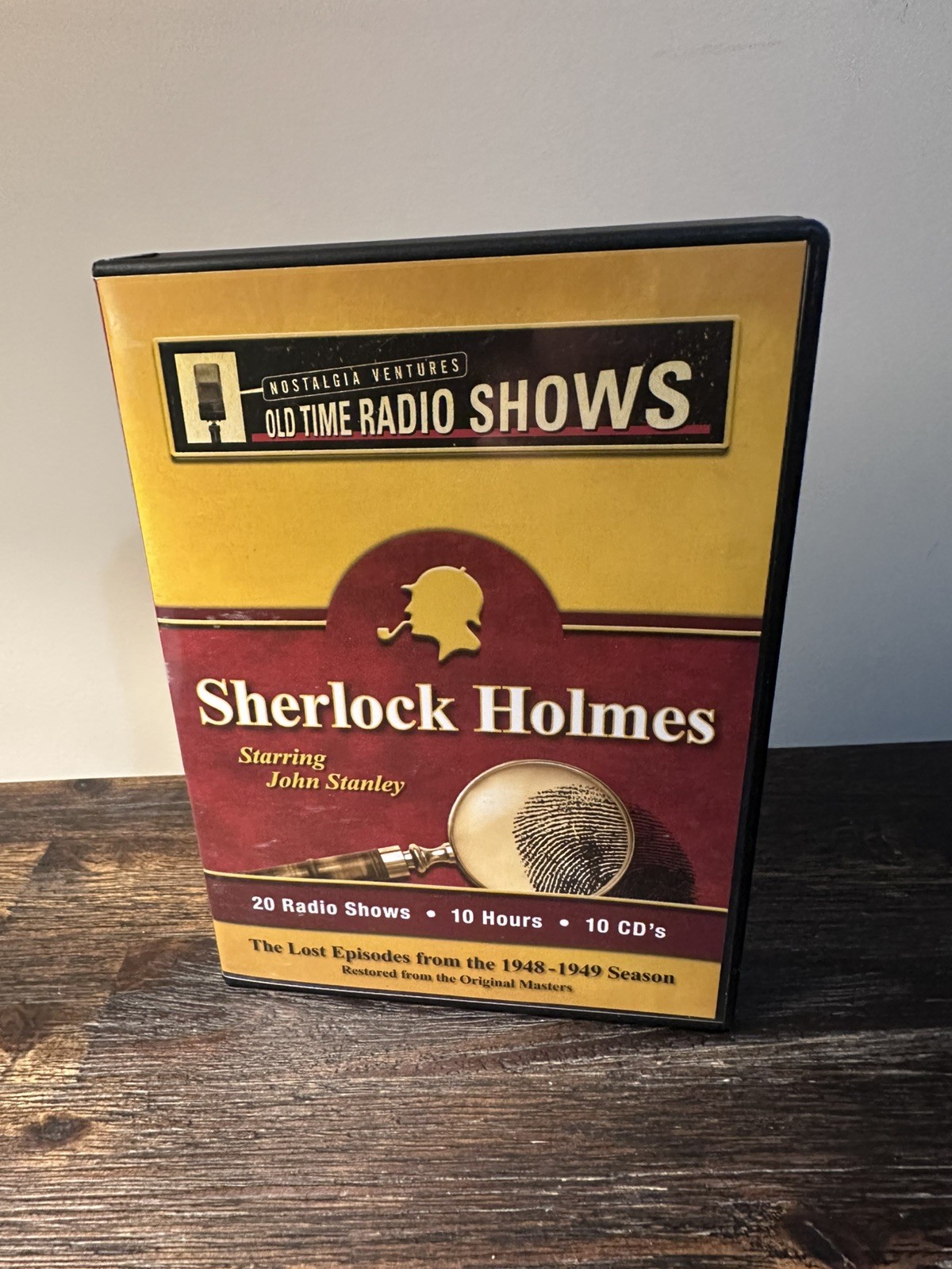  Old Time Radio Shows - Sherlock Holmes  Autio Book- 10 CDs, 20 Shows
