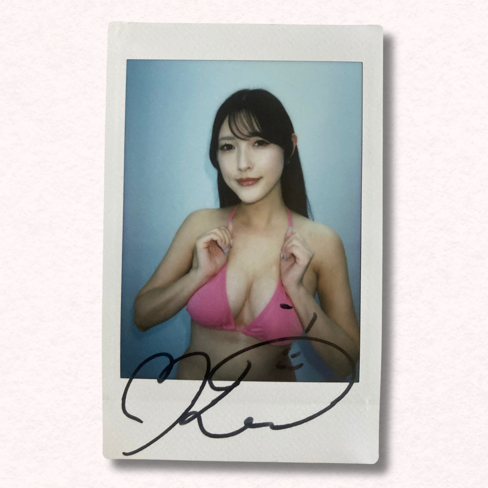 Kana Morisawa Cheki Instax Polaroid Photo Autographed Signed Kana Morisawa Cheki Instax Polaroid Photo Autographed Signed