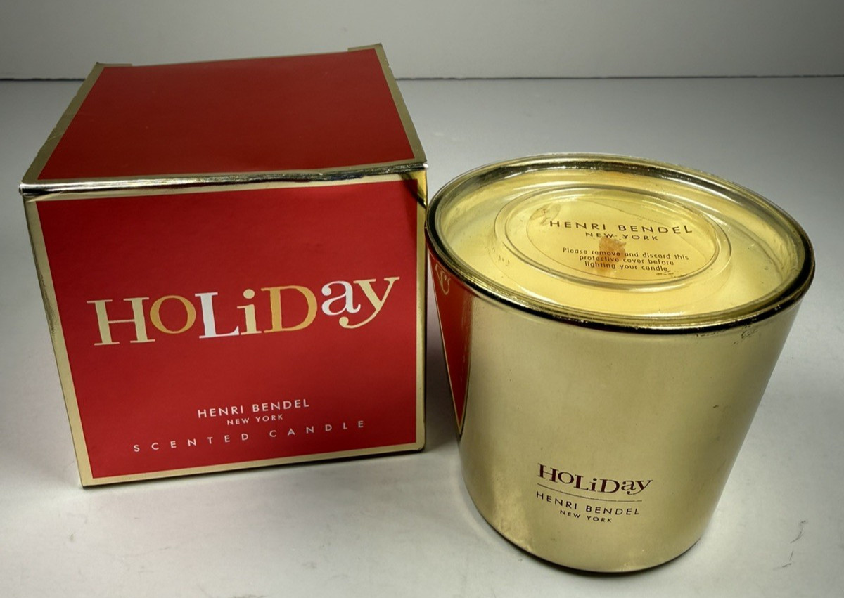 Rare Henri Bendel New York HOLiDay Holiday Scented Candle 2.6 oz Deadstock NOB