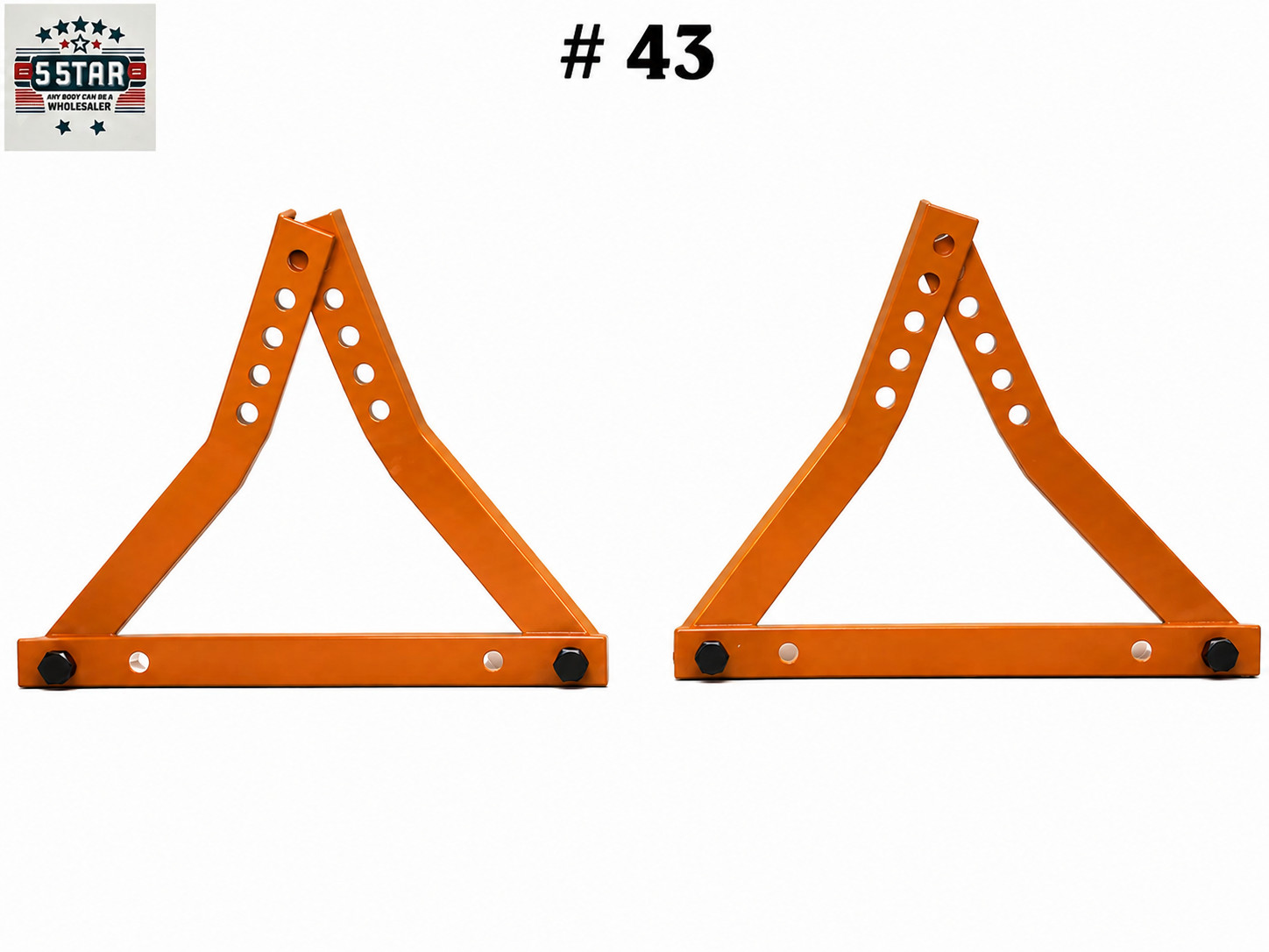 SET#43 FRAME MACHINE 2 UNIVERSAL WHEEL STANDS ADJUSTABLE CHIEF STYLE 674507