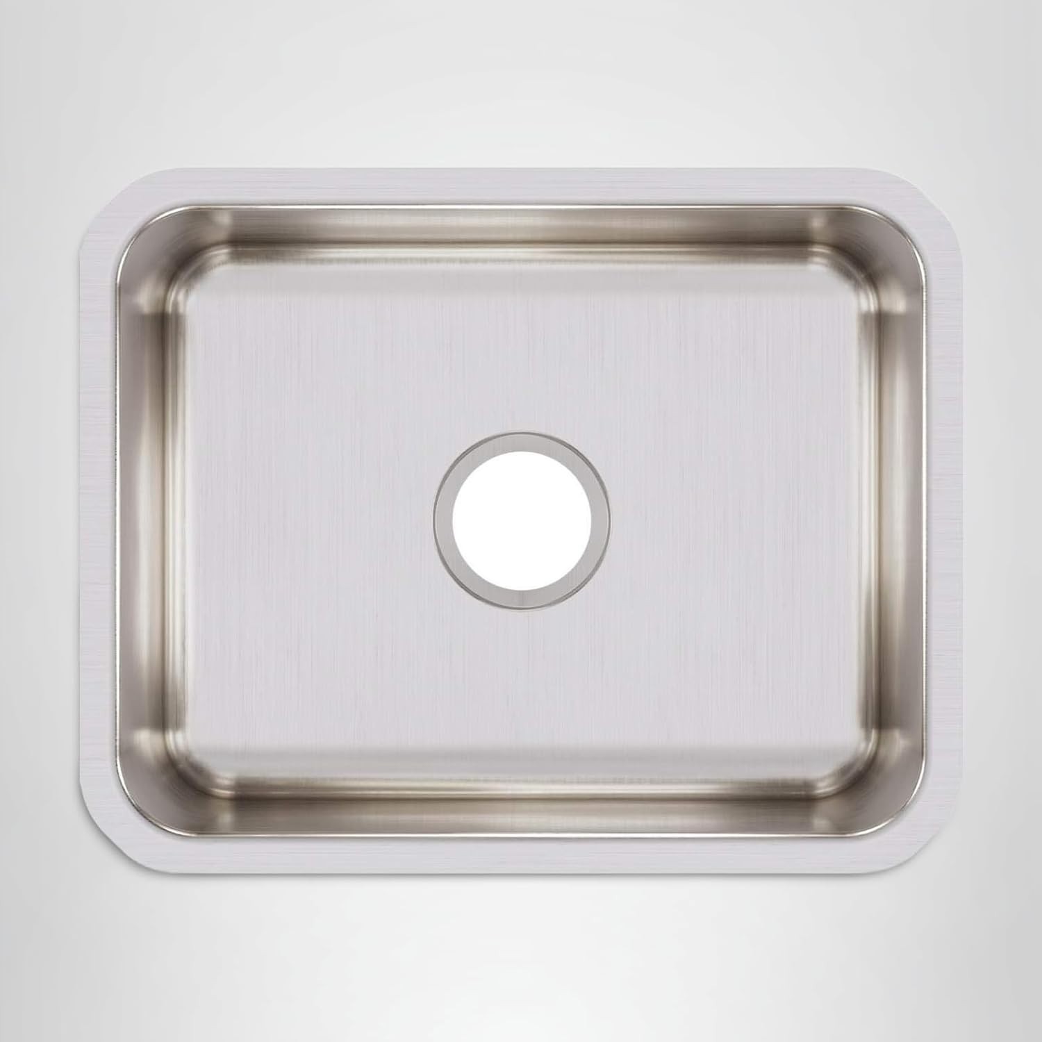 Elkay ELUH1814 Lustertone Classic Single Bowl Undermount Stainless Steel Sink