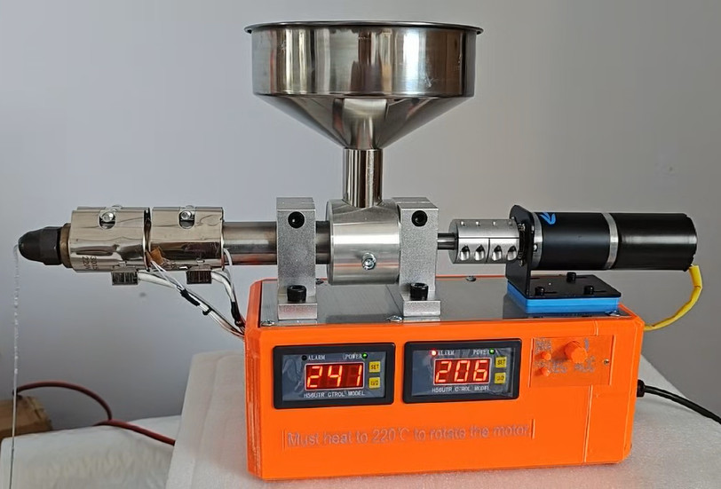 Desktop Filament Extruder 1.75mm 220V Single Screw Plastic Recycler 3D Printer Desktop Filament Extruder 1.75mm 220V Single Screw Plastic Recycler 3D Printer