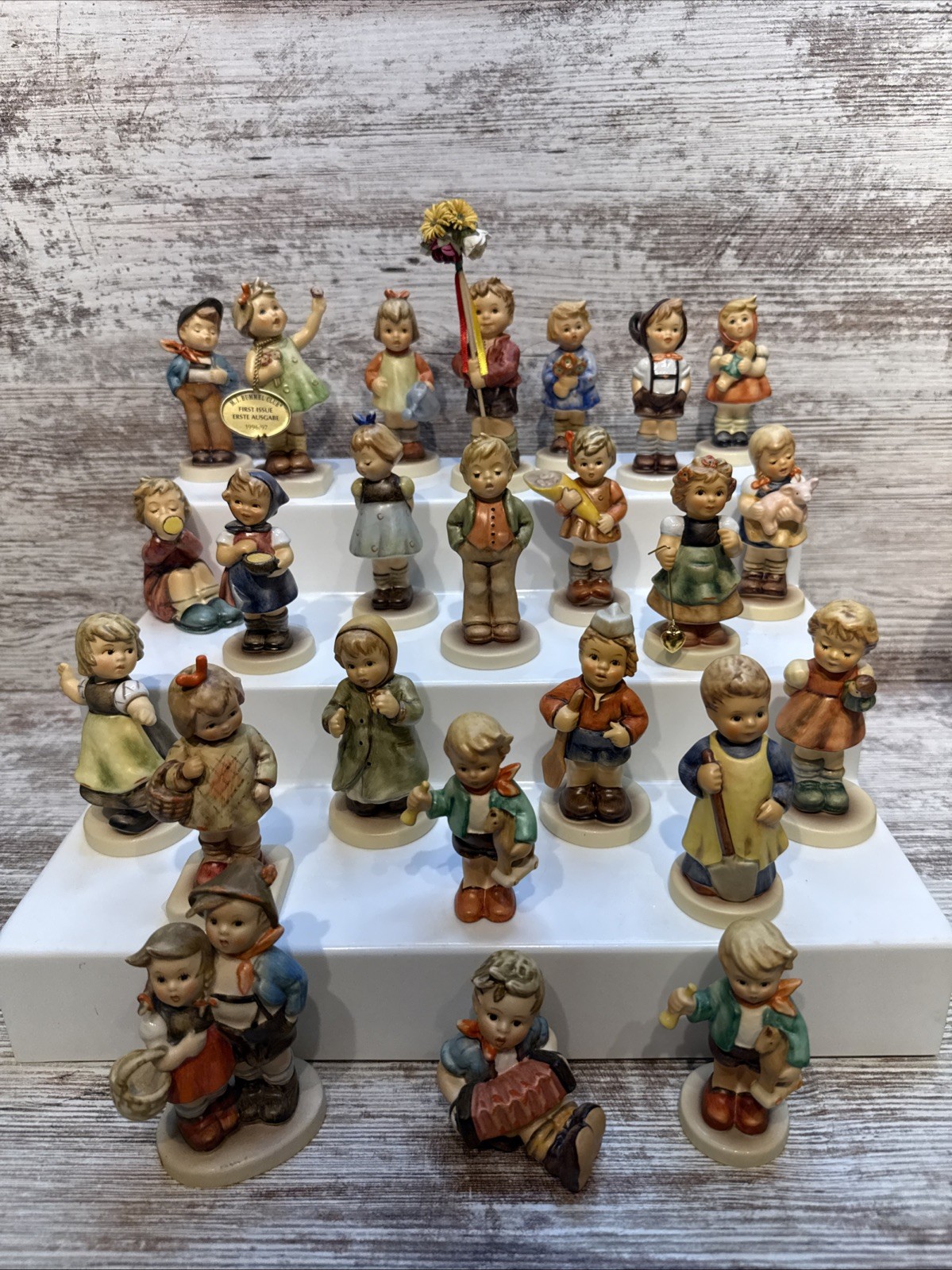 VINTAGE GOEBEL HUMMEL FIGURINES All Different (LOT OF 24) W Germany (All Nice)