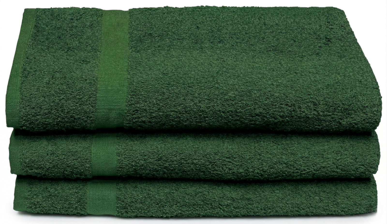 Hotel & Spa Pool Beach Towels 100% Ring Spun Cotton Kashmir Green | Multipack