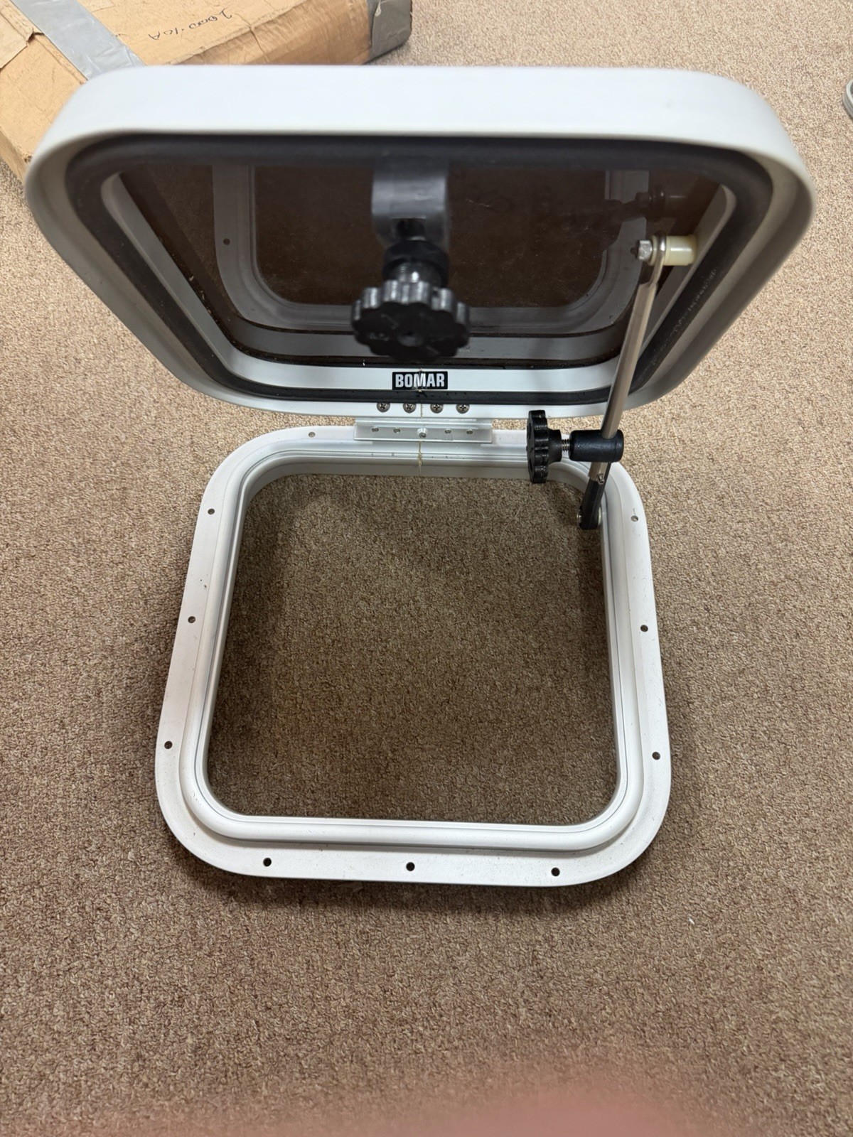 Bomar 2000-10A High Profile Deck Hatch 2000 Series Nibo Square Boat Marine