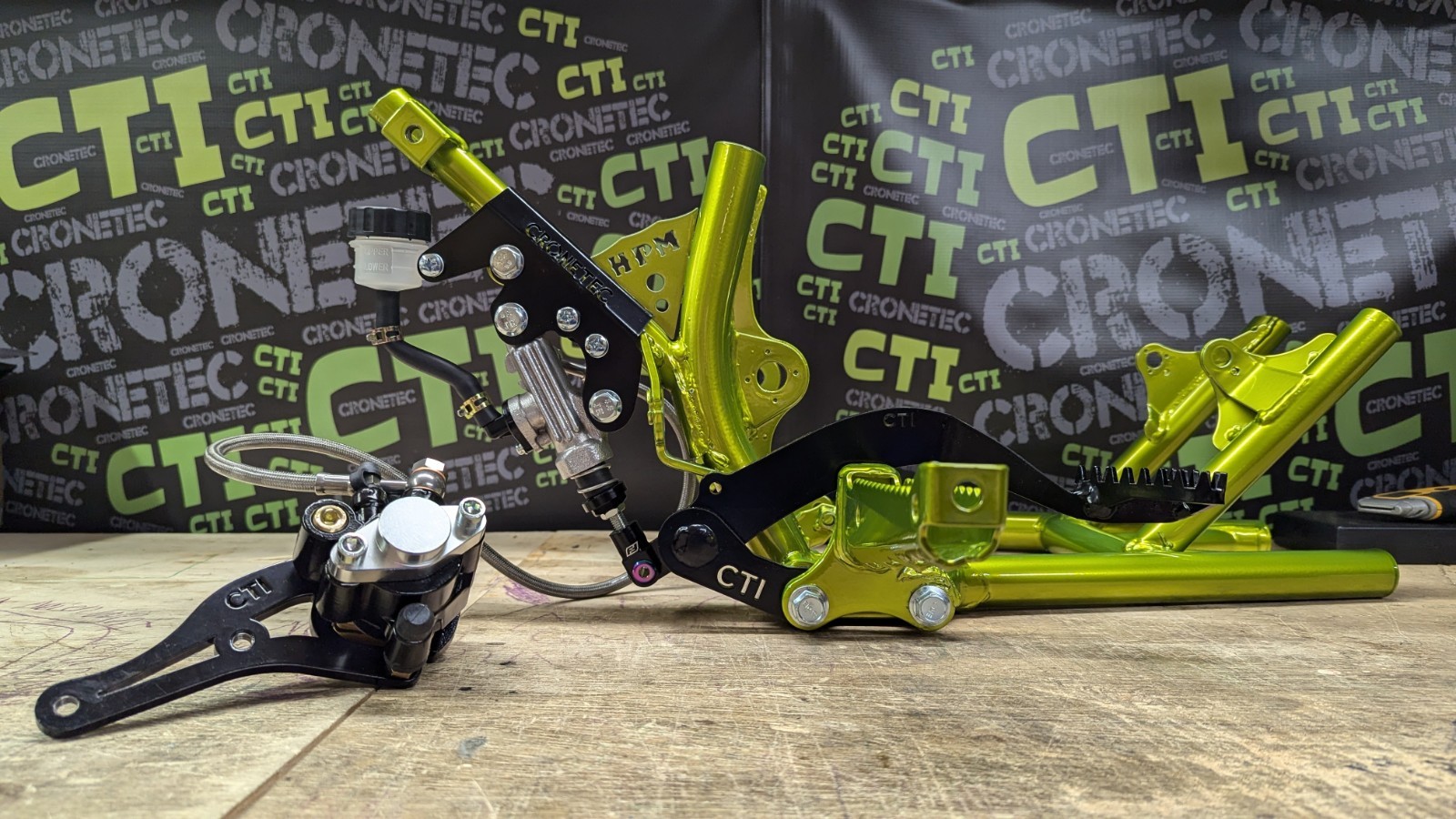 CTI Rear Hydraulic Brake Conversion Kit Bolt On & Go Yamaha Blaster YFS 200